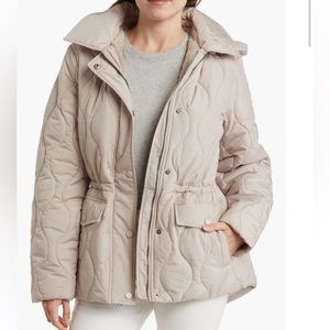Lucky Brand Faux Fur Lined Onion Quilted Jacket